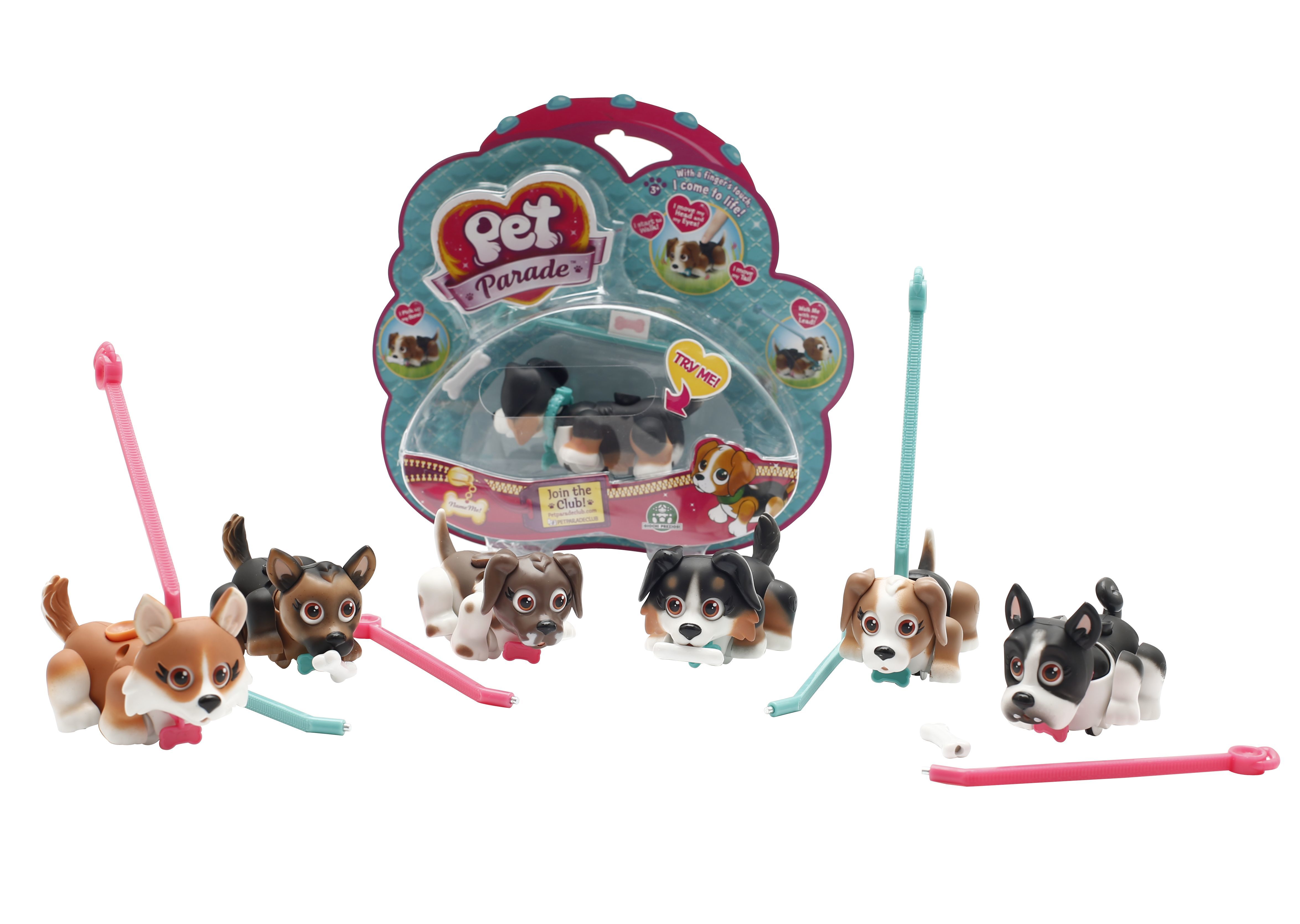 Cuccioli con Funzione Razza Chocolate Labrador Giochi Preziosi Pet Parade Family PTF00100 Cane con Baby