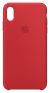 Apple Custodia in silicone per iPhone XS Max - (PRODUCT)RED 