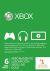 Microsoft Card Live Gold 6 Mesi Xbox 360 