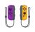 Nintendo Joy-Con Nero, Arancione, Viola Bluetooth Gamepad Analogico/Digitale Nintendo Switch 