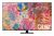Samsung Series 8 TV QLED 4K 55” QE55Q80B Smart TV Wi-Fi Carbon Silver 2022, Processore Quantum 4K, Quantum HDR, Contrasti profondi, Suono 3D 