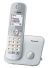 Panasonic KX-TG6811 Telefono DECT Identificatore di chiamata Argento, Bianco 